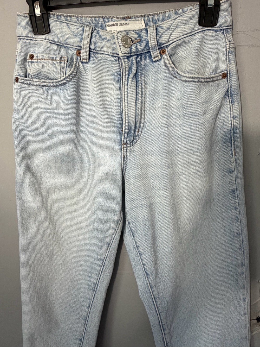 Women's Garage Light Blue Straight Leg Jeans